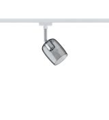 PAULMANN 953.44 URail / KOLEJNICOVÝ SYSTÉM LED - BLOSSOM SPOT  MAX. 10W  G9  230V  BÍLÁ, ŠEDÁ TRANSPARENT  95344