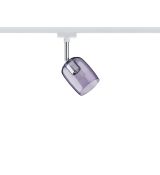 PAULMANN 953.45 URail / KOLEJNICOVÝ SYSTÉM LED - BLOSSOM SPOT  MAX. 10W  G9  230V  BÍLÁ, LILA TRANSPARENT  95345