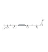 PAULMANN 951.93 QUAD LED RAMPA BODOVKOVÝCH SVÍTIDEL 6 X 4W 230/12V 95193