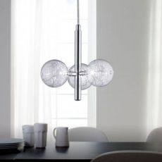 Wofi 6240.03.01.0000 Verre Lustr Halogen 3x20W Chrom / čirý