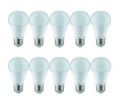 Sada 10 ks Nice Price 3886 LED žárovka 10W lampa E27 teplý bílý opál copy