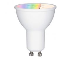 Paulmann 50130 LED Smart Home Zigbee RGBW 5,5 W stmívatelný matný reflektor GU10