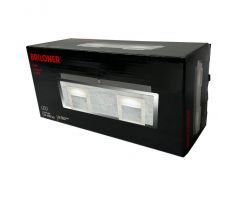 Briloner LED nástěnné a stropní svítidlo hliník 28cm 2 x 4,8W 800lm teplá bílá 3000K 3532-021