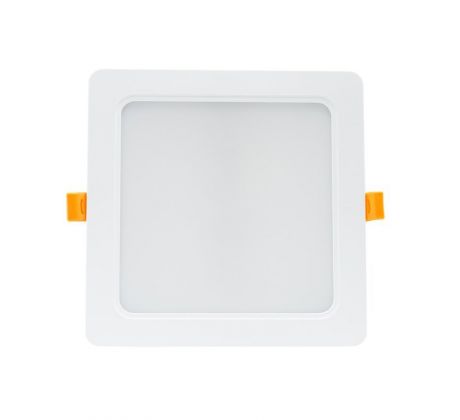 Spectrum LED vestavné svítidlo downlight DURE 3 bílé čtvercové 17x17cm IP54 18W 2200lm neutrální bílá 4000K 110°