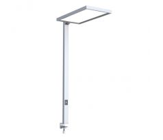 NCC-Licht LED stolní lampa přisazené světlo Luka stříbrná Up&Down 2 x 40W 8400lm neutrální bílá 4000K UGR<18 stmívatelné + pohybový senzor
