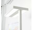 NCC-Licht LED stojací lampa Lara bílá Up & Down 2 x 40W 8800lm neutrální bílá 4000K UGR<17 stmívatelné + pohybový senzor + senzor denního světla