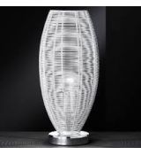 DESIGNOVÁ STOLNÍ LAMPA WOFI MODENA 8273.01.70.1250 60W CHROM