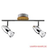 PAULMANN 600.86 ROLIM  STROPNÍ BODOVKOVÉ SVÍTIDELO 2 X 8 ENERGY SAVER JAKO 2 X 40W 230V GU10