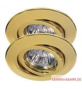 PAULMANN 989.98 QUALITY LINE SADA BODOVKOVÝCH SVÍTIDEL ZLATÁ 2 X 50W HALOGEN 230V GU10