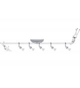 PAULMANN 940.34 DECOSYSTEM BASIC HALOGENSYSTEM STROPNÍ BODOVKOVÉ SVÍTIDLO 7 X 20W GU5,3 230/12V 2800MM