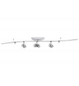 PAULMAN 976.17 SPHERE HALOGENOVÉ STROPNÍ SVÍTIDLO 3 X 2 X 20W GU4 230/12V 1400MM