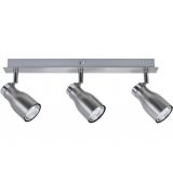 PAULMANN 665.85 MELI STROPNÍ/NÁSTĚNNÉ BODOVKOVÉ SVÍTIDLO  ENERGY SAVER  3x8W NICKEL GU10 230V