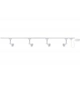 PAULMANN 976.94 BARELLI RAMPA / POSUVNÝ SYSZÉM 4 x 40W HALOGENOVÉ BODOVKOVÉ STROPNÍ SVÍTIDLO GZ10  230V