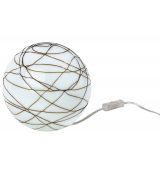PAULMANN 660.52 GIBA STOLNÍ LAMPA MAX 1 X 25W E14 230V OPÁL, SATIN