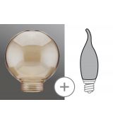 PAULMANN 875.57 MINIHALOGEN GLOBE 60 GOLD DEKO KRYT/SKLO