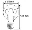 Paulmann 50396 LED Smarthome Zigbee 7W Opal E27 2200-6500K vlákno 230V sklo