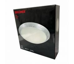 Briloner LED stropní svítidlo stříbrné kulaté Ø30cm 8,4W 900lm neutrální bílá 4000K 3331-114