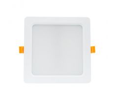 Spectrum LED vestavné svítidlo downlight DURE 3 bílé čtvercové 17x17cm IP54 18W 2200lm denní světlo 6000K studená bílá 110°