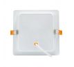 Spectrum LED vestavné svítidlo downlight DURE 3 bílé čtvercové 17x17cm IP54 18W 2200lm denní světlo 6000K studená bílá 110°