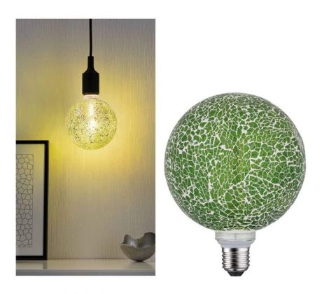 Paulmann 28747 LED Globe Žárovka Miracle Mosaic E27 Lamp 5W Mosaic Green