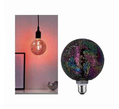 Paulmann 28748 LED Globe Žárovka Miracle Mosaic E27 Lamp 5W Mosaic Red