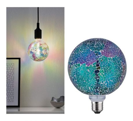 Paulmann 28750 LED Globe Žárovka Miracle Mosaic E27 Lamp 5W Mosaic Blue