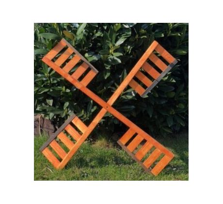 Vrtule k větrnému mlýnu, dřevěná, velikost 68 cm, sada 2 ks / 4 ramena, DARLUX