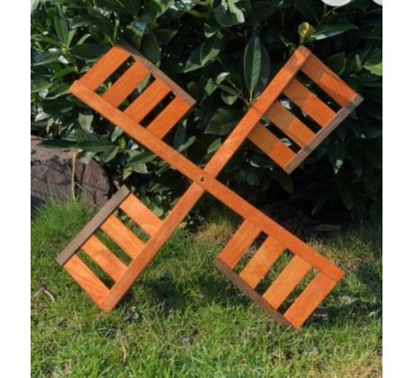 Vrtule k větrnému mlýnu, dřevěná, velikost 51 cm, sada 2 ks / 4 ramena, DARLUX