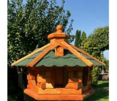 Darlux Ptačí budka dřevěná velikost M, možno dokoupit trojnohý stojan zelená